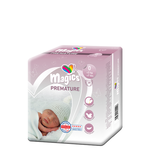 Diapers Magics Premature, size – Premature No. 0 (<3 kg.), 20 pcs.