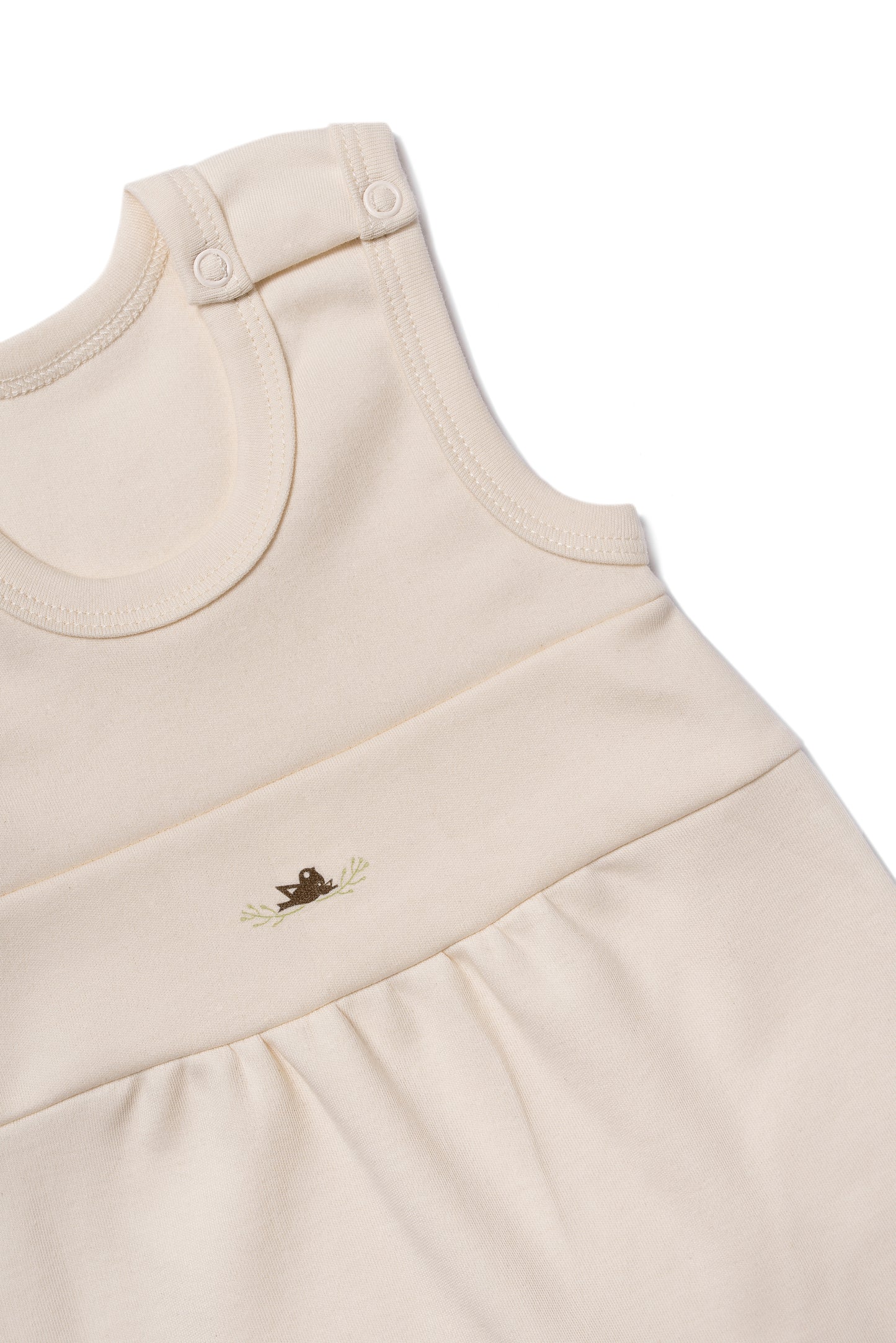 Organic cotton baby romper