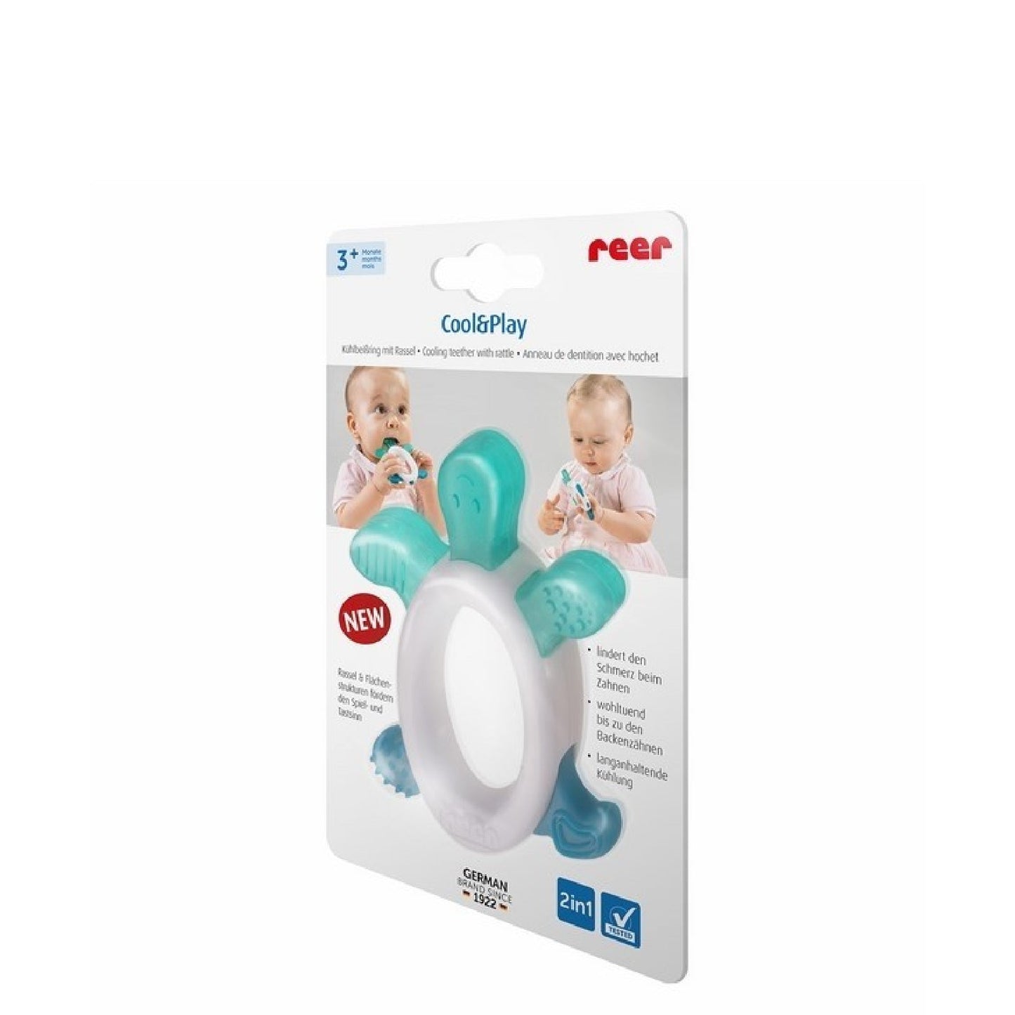 REER Cool&Play Cooling teether with rattle
