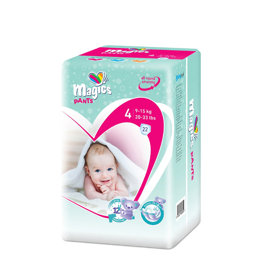 Diapers - pants Magics Pants, size - Maxi No. 4 (9-15 kg.), 22 pcs.