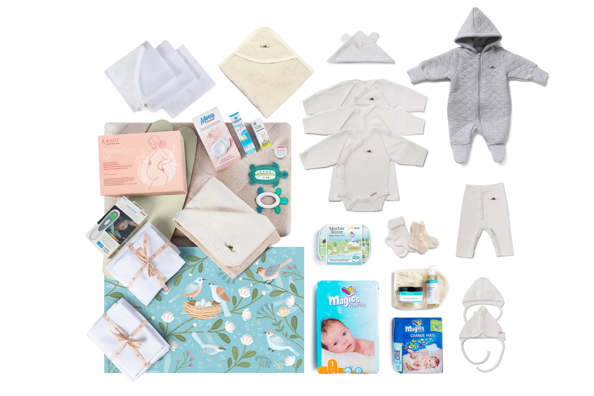 Baby's layette set for preemies - Paradise – BabysNest.com