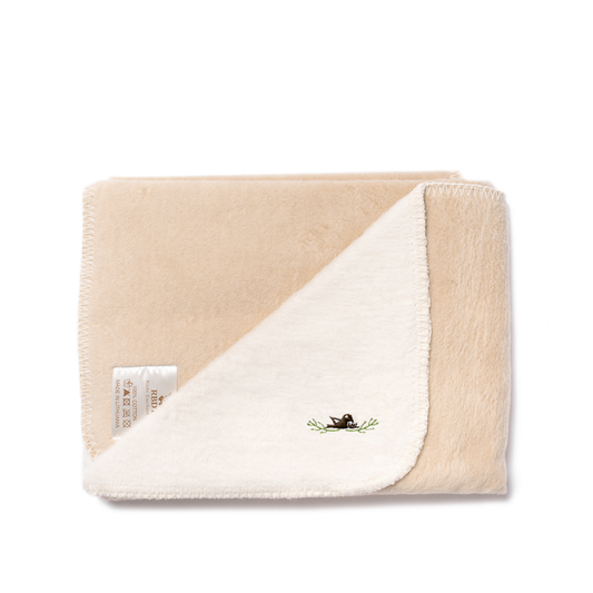Natural cotton baby blanket