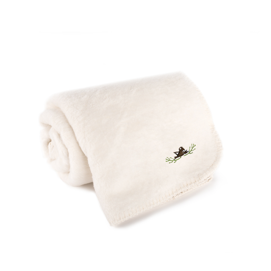 Natural cotton baby blanket
