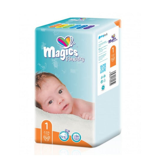 Diapers Magics Flexidry, Newborn No.1 (2-5 kg), 50 pcs.