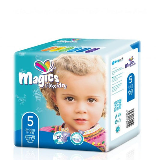 Diapers Magics Flexidry, Junior No.5 (11-16 kg), 27 pcs .